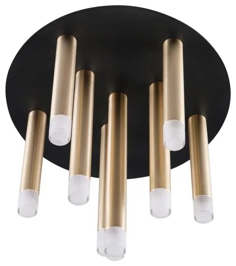 Plafoniera GLAM 9xG9/8W/230V oro