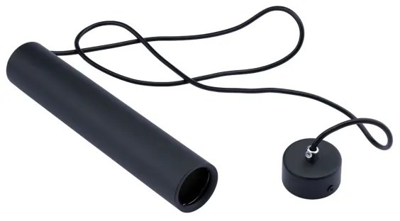 Lampadario a sospensione con filo KARADON 1xGU10/30W/230V 29 cm nero