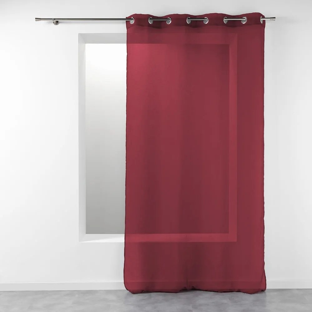 Tenda sottile burgundy 140x240 cm Telma – douceur d'intérieur