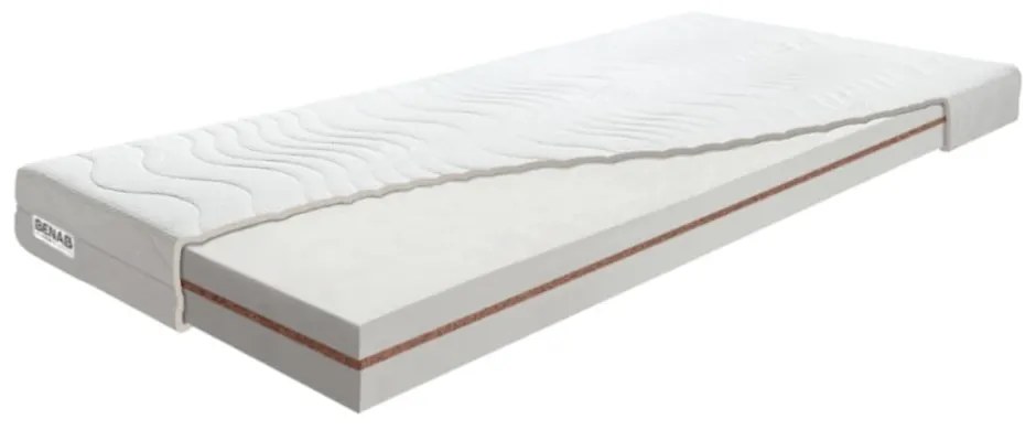 Materasso per bambini termoregolante bifacciale 80x200 cm in schiuma dura/media/latex Magic Night - BENAB