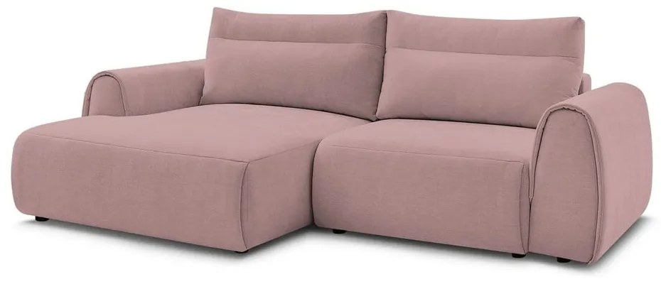 Divano angolare in rosa chiaro Aden – Bobochic Paris