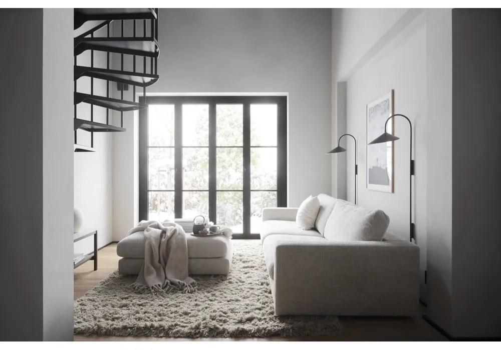 Pouf crema Duncan - Rowico