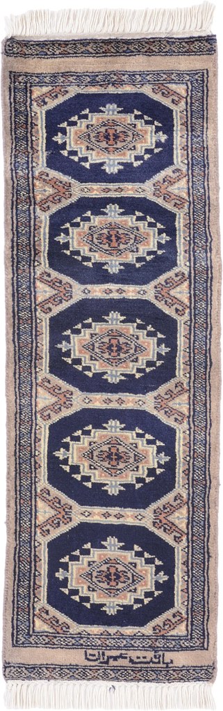 Bokhara Tappeto orientale 30x90 (Pakistan) Annodato A Mano