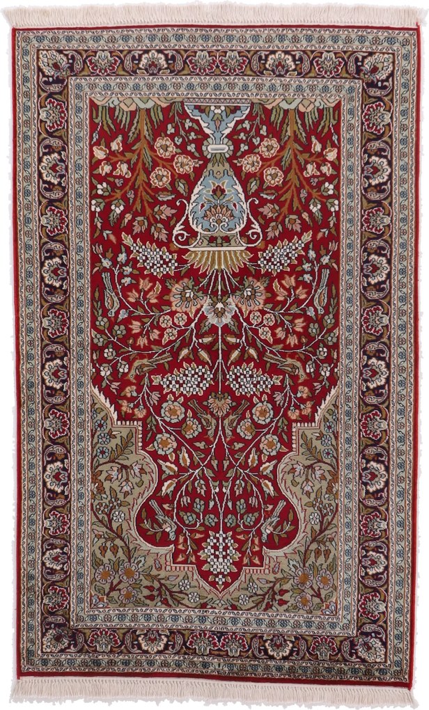 Cashmere Silk Tappeto orientale 150x100 (Indian) Annodato A Mano