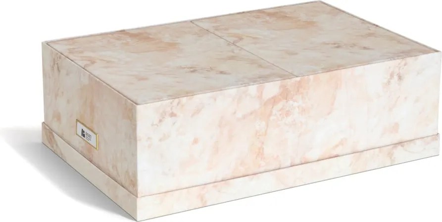 Scatole in set con coperchio beige in cartone 3 pz 31x47x15,5 cm Inge Paper Laminate – Bigso