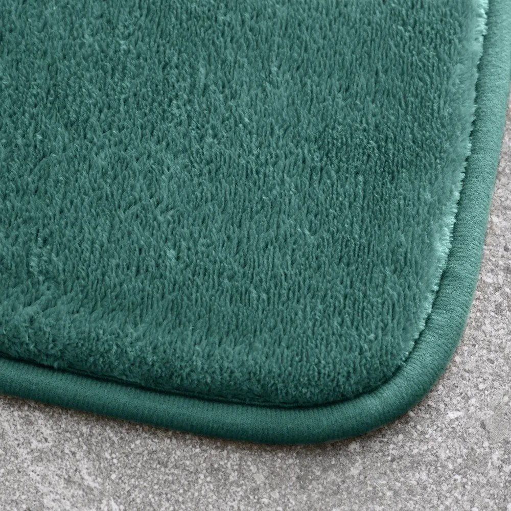 Tappetino per il bagno verde in memory foam per la vasca/per la doccia 50x80 cm Anti-Bacterial – Catherine Lansfield
