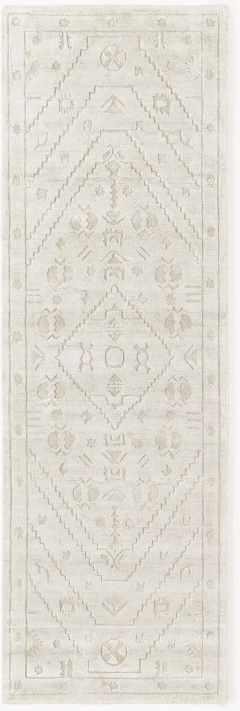 Passatoia in viscosa intrecciata a mano Shaila