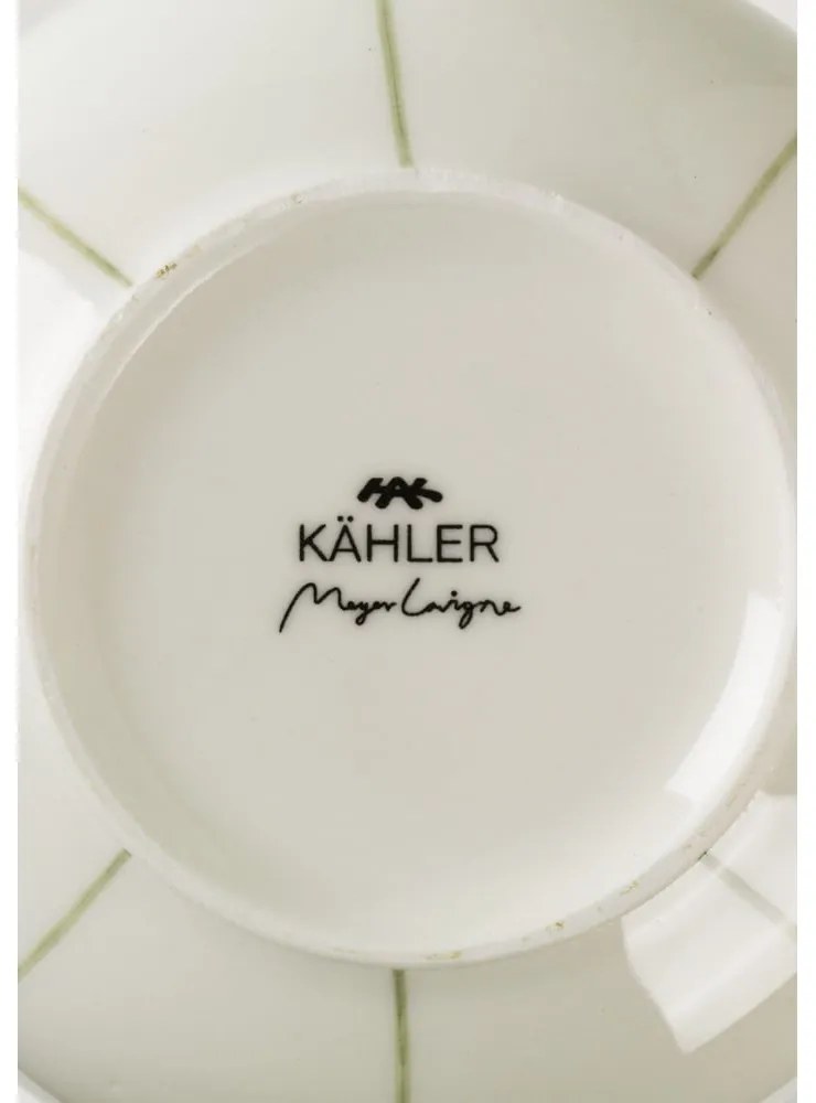 Vaso in gres bianco dipinto a mano Signature - Kähler Design