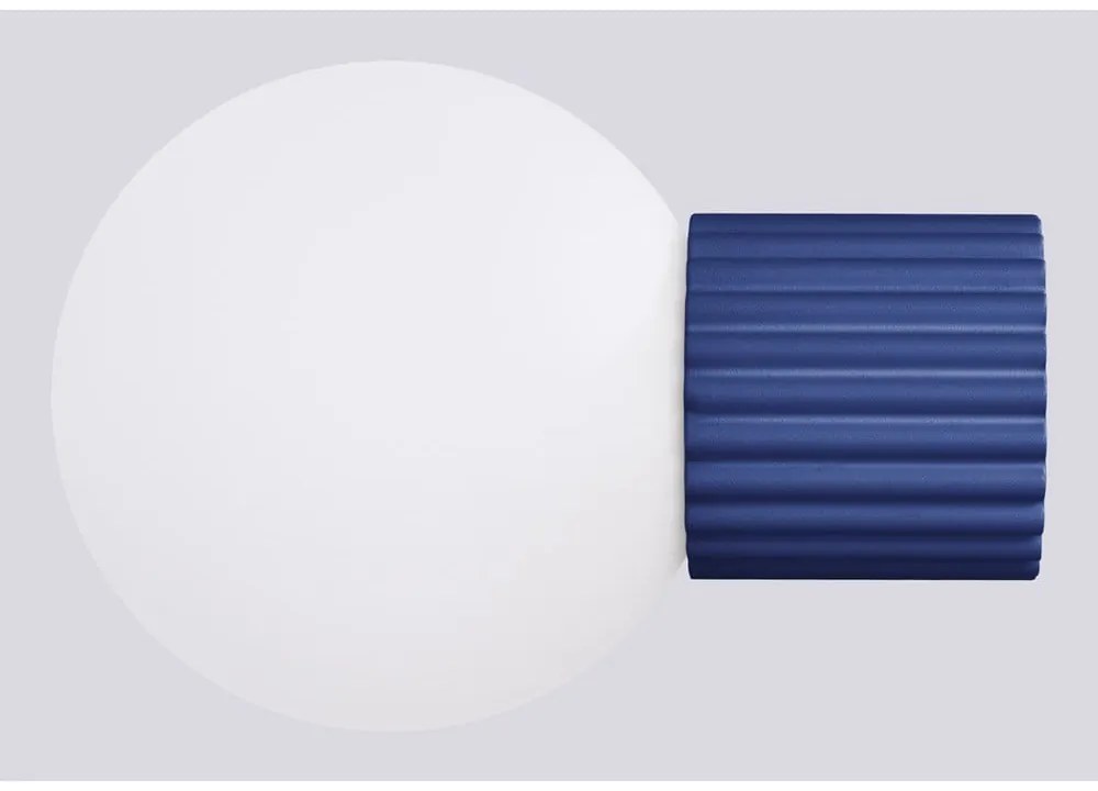 Lampada da parete blu scuro Orbital – Sollux