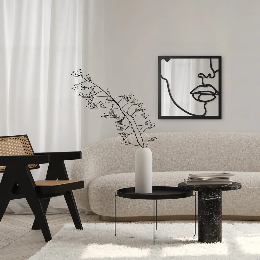 Specchio da parete 50x50 cm Rosa - Styler