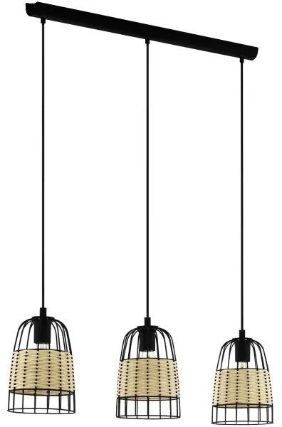 Eglo 43313 - Lampadario a sospensione con filo ANWICK 3xE27/40W/230V