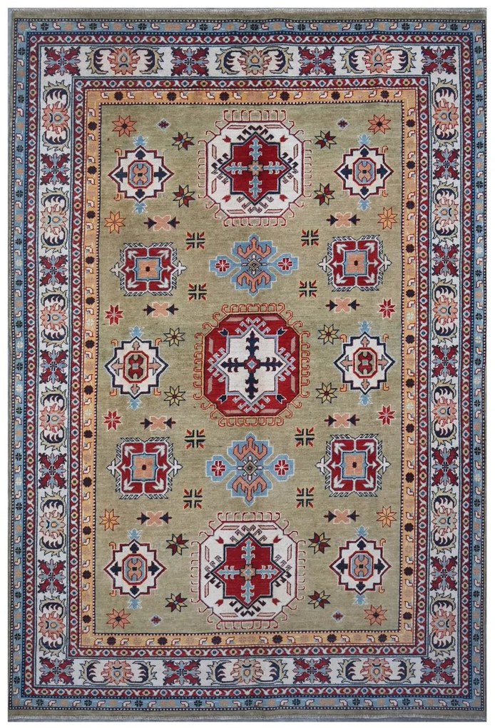 Kazak Tappeto 200 x 290 (Pakistan) Annodato A Mano