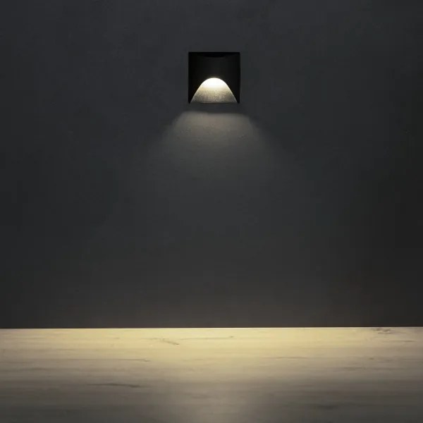 Kanlux 39139 - Apparecchio LED per scale EXIN LED/2,5W/230V 4000K IP65 nero hr.