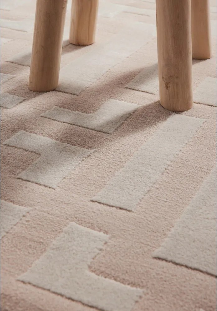 Passatoia beige 80x240 cm Perles Onyx – Elle Decoration