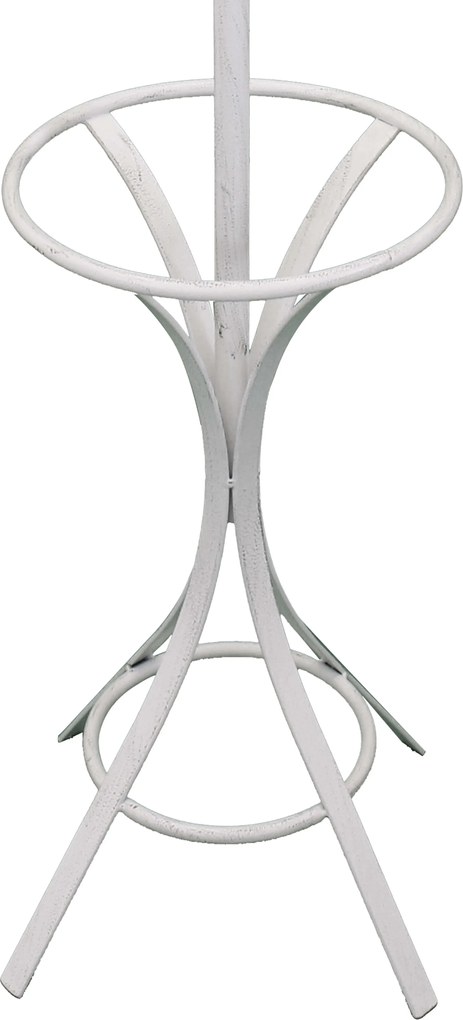 appendiabiti da terra con portaombrelli stile provenzale in ferro verniciato cm 43x 38 x 180 h