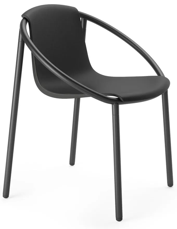 Sedia da pranzo nera Ringo - Umbra