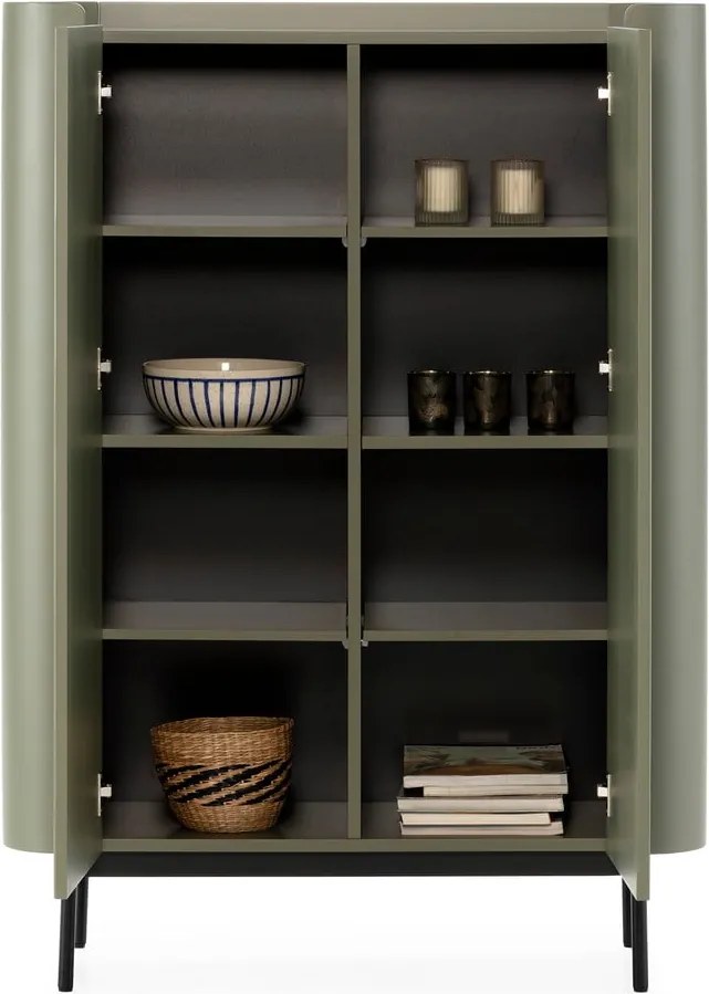 Armadietto verde 100x140x40 cm Willa – MOME