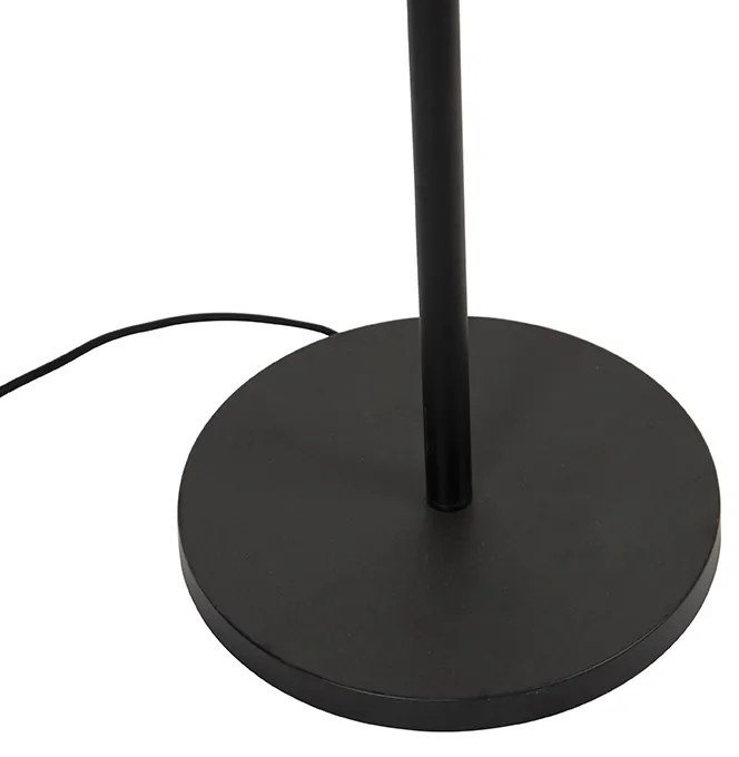 Lampada da terra scandinava nera 5 luci - Facil Tube