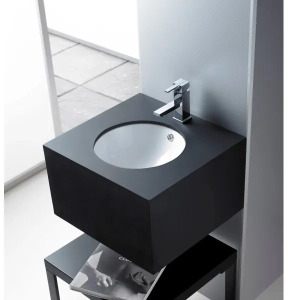 Bathco 0052 - Lavabo da incasso CERDENA Ø 38 cm, porcellana/bianco