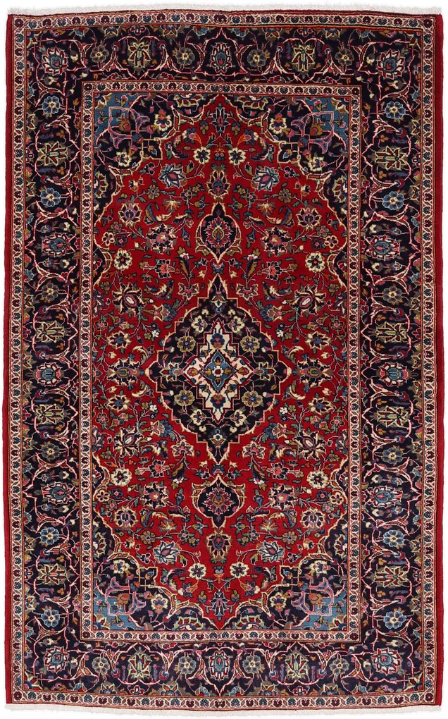 Kashan Tappeto 240x150 (Iran) Annodato A Mano