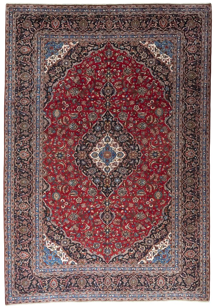 Kashan Tappeto persiano 300x430 Rosso (Iran) Annodato A Mano