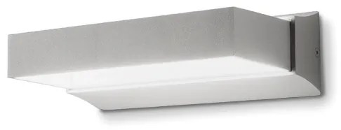 Applique NIC in alluminio 23x13,5 cmverniciato Silver