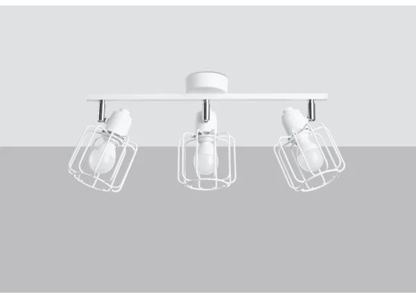 Sollux SL.1113 - Faretto BELUCI 3xE14/40W/230V bianco