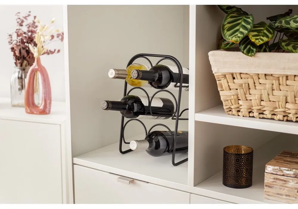 Portabottiglie in metallo per 6 bottiglie - Compactor