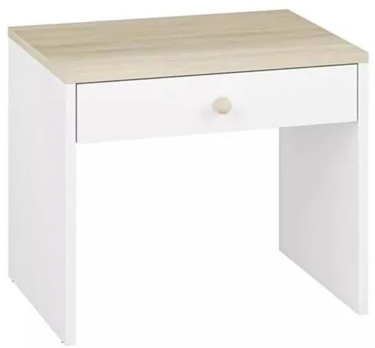 Comodino BUBO 58x69 cm bianco/beige