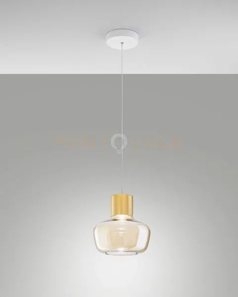 Kino sospensione cognac a led 3000k - 12w - 1300 lm dimmerabile