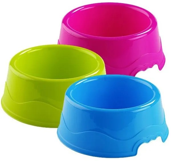 Trade Shop - Ciotola Cocker Per Cane Animali In Plastica 0,40 Litri Vari Colori