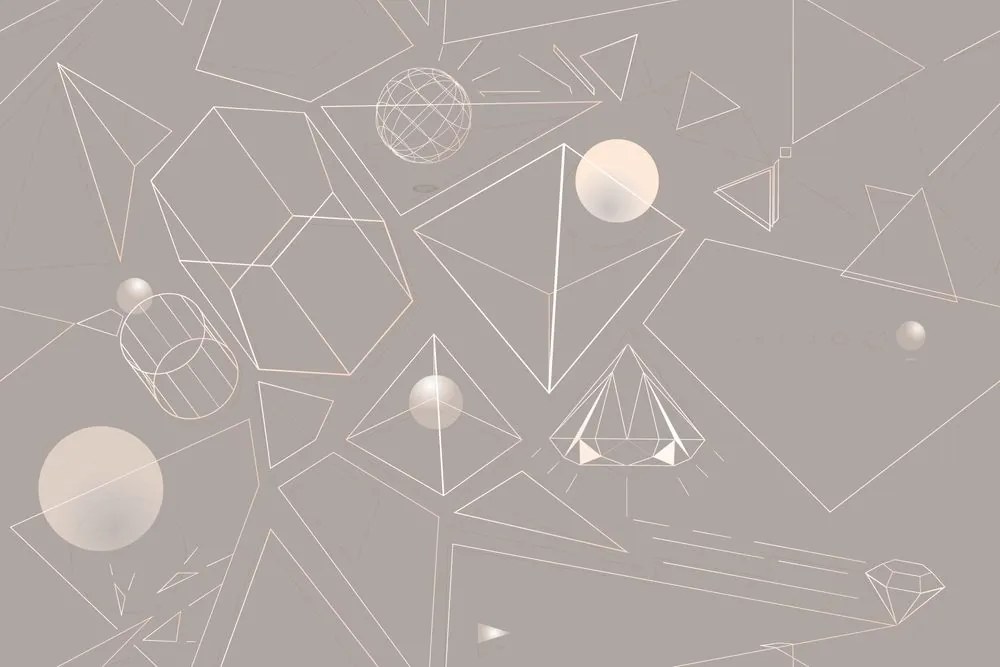 Carta da parati – Geometria astratta