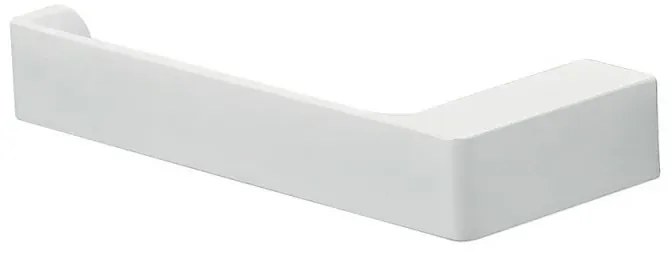 Portarotolo a muro bianco opaco Gedy serie Pirenei in ottone