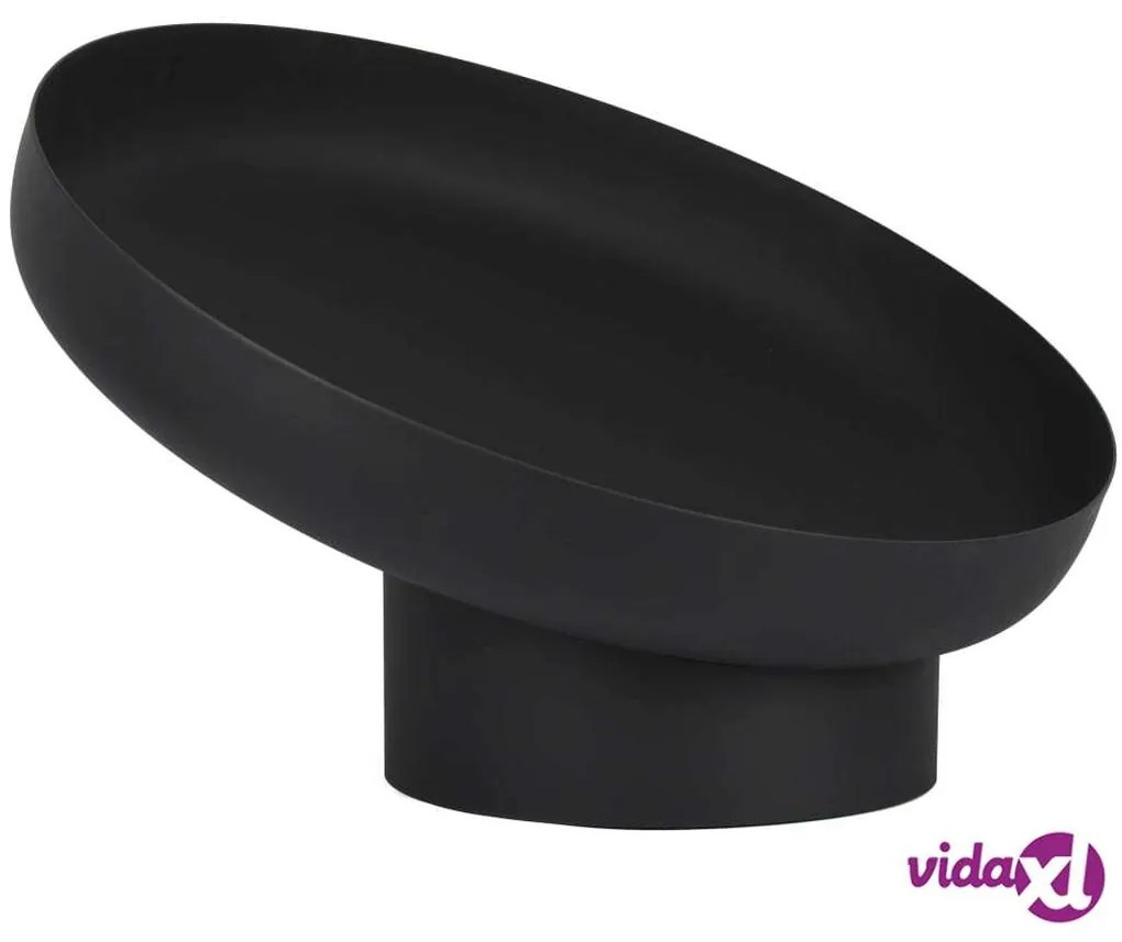 Esschert Design Braciere Inclinato in Acciaio Nero FF402