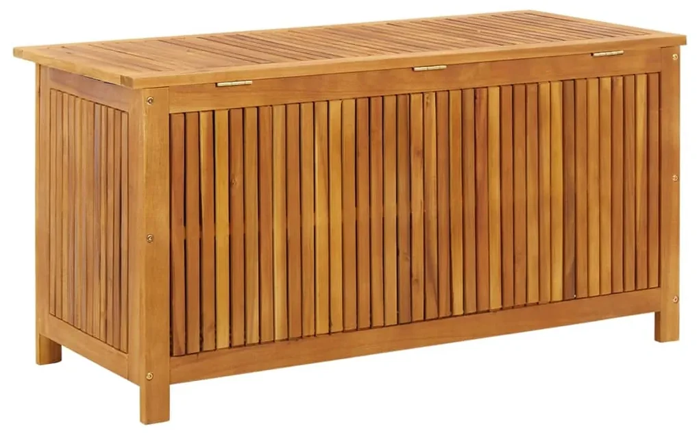 Contenitore da giardino 113x50x58cm in legno massello di acacia