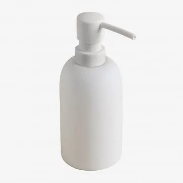 Dispenser di sapone Veranne Bianco - Sklum