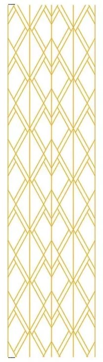 Pannello mdf decoro geometrie Gatsby oro L 240 x H 60 cm Sp 19 mm multicolore