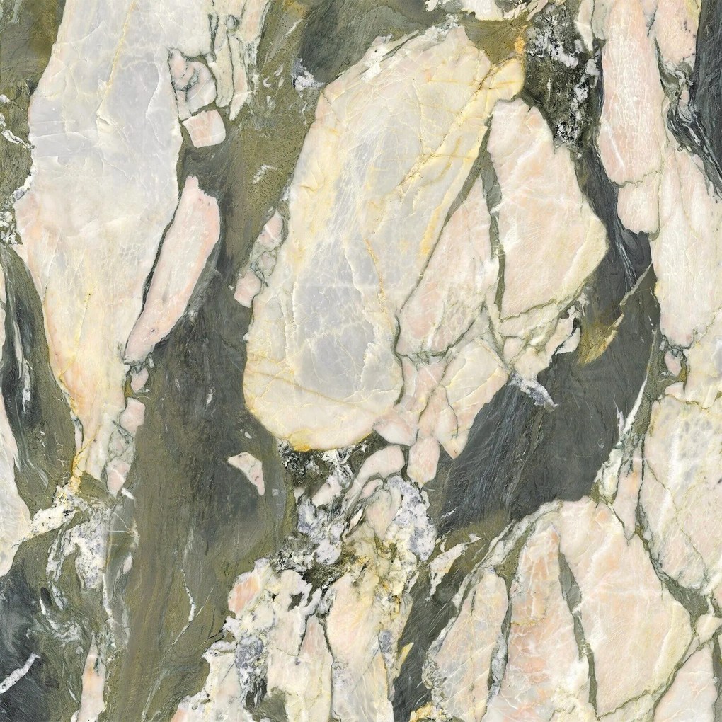 Gres Porcellanato Effetto Marmo Venato Verde Lucido 60x120 - EI6001