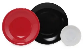 Servizio da tavola 12 pezzi multicolore/gres