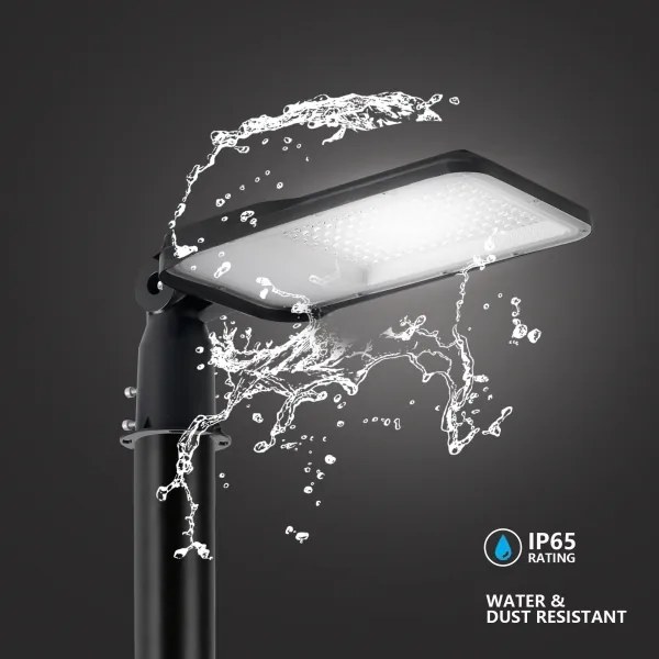 Brilagi-LED Lampione da esterno con palo e kl. 3 m URBANLIGHT LED/100W/230V nero IP65