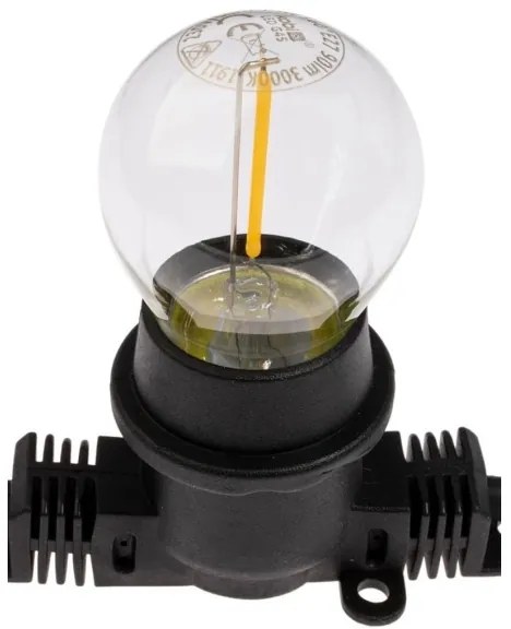 Catena decorativa da esterno MIMOSA 20xE27/1,3W/230V IP44 10m