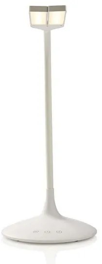Nedis LTLG3M1WT4 - Lampada da tavolo LED dimmerabile 6W/5V 2200mAh bianca