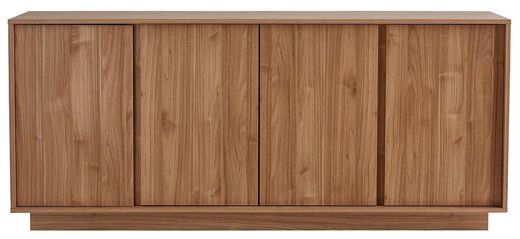 Credenza scandinava 4 ante finitura rovere L180 cm COMO