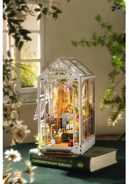 RoboTime - LED Fermalibri Giardino casa 3D puzzle 2xAAA