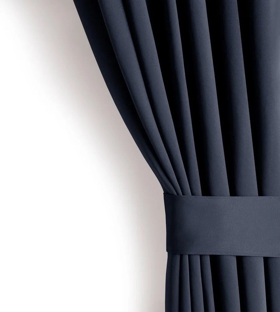 Tenda parzialmente oscurante blu scuro 140x245 cm Kierra – Restilo