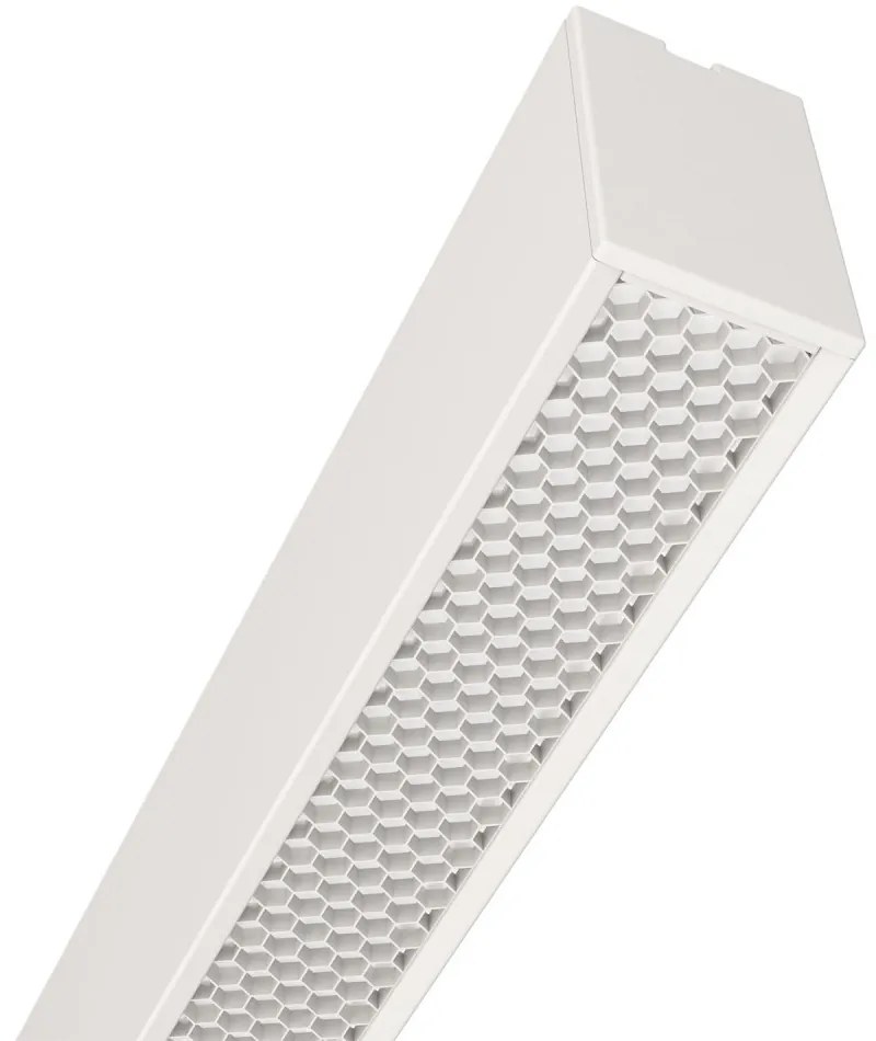 Plafoniera Lineare LED 40W 120cm, UGR11 con driver Philips Bianca o nera Colore Bianco Variabile CCT, Colore del corpo Bianco