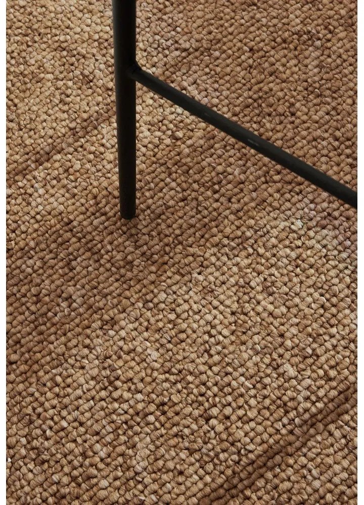 Passatoia in marrone chiaro lavabile 80x240 cm Rocco Caramel – Elle Decoration