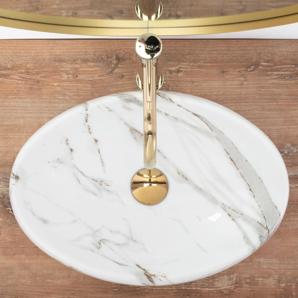 Lavabo da appoggio Rea Linda Lava