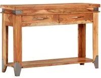 Tavolo Console 110x34x74 cm in Legno Massello di Acacia 338469