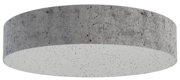 Plafoniera LED Punnet Ø 50 cm grigio IP20 bianco naturale, 4940 lumen LUMICOM